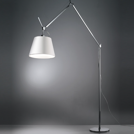 Tolomeo Mega Lampa Stojąca Tkanina Ø42 cm Artemide