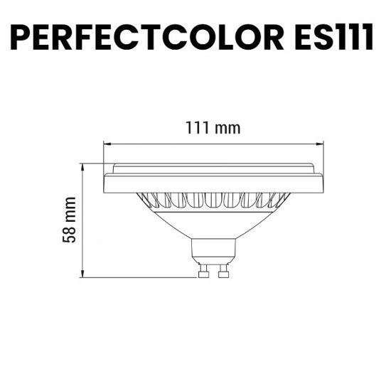 Żarówka GU10 ES111 LED 15W 3000K biała