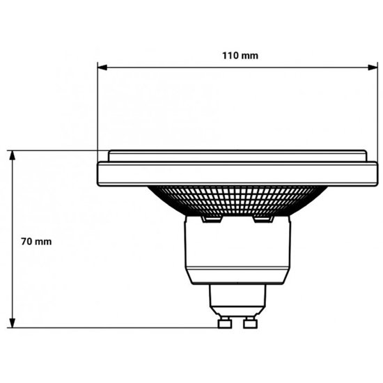 Żarówka LED GU10 12W PERFECTCOLOR ES111 SMD