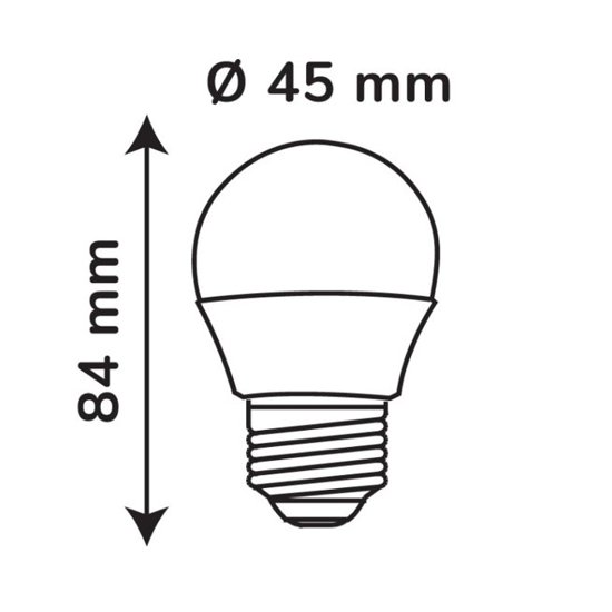 Żarówka LED SMD E27 220-240V 6W biała ciepła 3000K