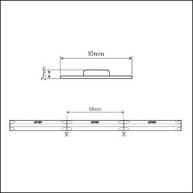  Taśma Led line COB 480 chips/m 24V 2700K 18W 478245 rolka 5 m