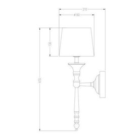 CLOE KINKIET ZUMA LINE RLB94875-1