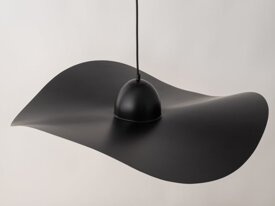 Kapello L czarny/miedź ø 76cm lampa wisząca 32339