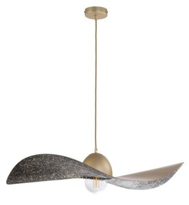 Kapello L złoty/czarny nakrapiany ø 76cm lampa wisząca 32342