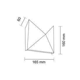 Kinkiet AGI 4422 czarny Shilo