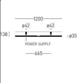 Kinkiet Backlight 120 K NW Chors