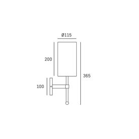 Kinkiet Denver Cosmo Light W01987NI-WH