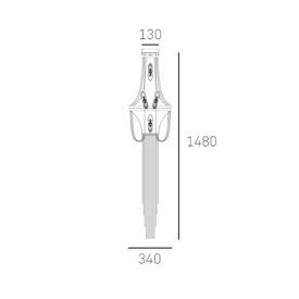 Kinkiet Roma Cosmo Light W04694NI