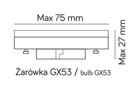 Kinkiet zewnętrzny FAN KWADRAT FKW-K100 SU-MA