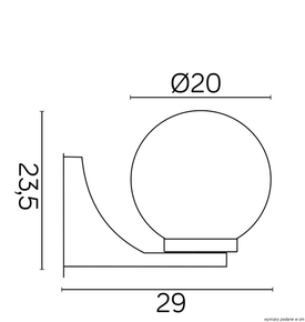 Kinkiet zewnętrzny KULE CLASSIC II K 3012/1/KF 200 SU-MA 