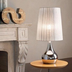 LAMPA STOŁOWA, NOCNA ETERNITY TL1 BIG ARGENTO 036007 IDEAL LUX - do wyczerpania zapasów