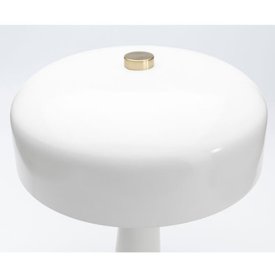 LAMPA STOŁOWA TIAN Ø36X50 CM BIAŁA - KARE DESIGN