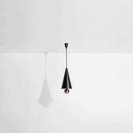 LAMPA WISZĄCA CHERRY CZARNA S - LED