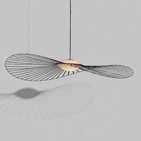 LAMPA WISZĄCA VERTIGO NOVA CZARNO - BIAŁA  - 140 cm