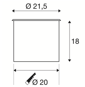 Lampa ogrodowa DASAR 215 - 229230