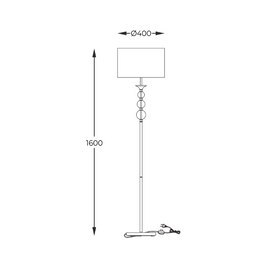 Lampa stojąca REA II Zuma Line