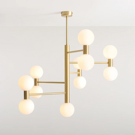 Lampa sufitowa FLARE Ceiling 11 Brass 