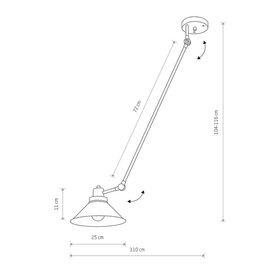 Lampa sufitowa TECHNO I Nowodvorski 9144