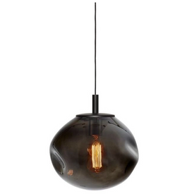 Lampa wisząca AVIA BLACK S przydymiona, 25 cm KASPA