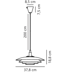 Lampa wisząca Bretagne 38 Nordlux 39489910