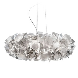 Lampa wisząca CLIZIA SUSPENSION LARGE FUMÈ SLAMP