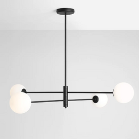 Lampa wisząca HOMME 4 BLACK czarna