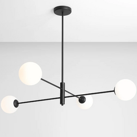 Lampa wisząca HOMME 4 BLACK czarna