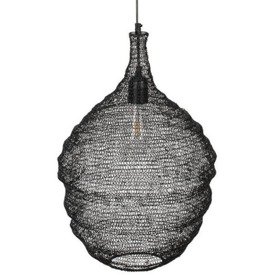 Lampa wisząca Lena M czarna  White Label Living