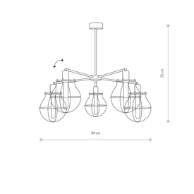 Lampa wisząca MANUFACTURE V Nowodvorski 9738