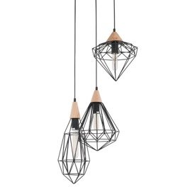 Lampa wisząca Maelle Italux MDM-2591/3 BK  - do wyczerpania zapasów