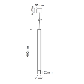 Lampa wisząca Q I 40 Orlicki Design