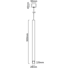 Lampa wisząca Q I 50 Orlicki Design