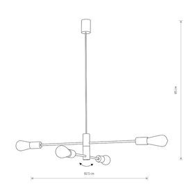 Lampa wisząca ROTOR IV 7935 Nowodvorski 