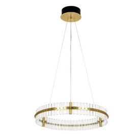 Lampa wisząca SATURNUS 70 złota Moosee