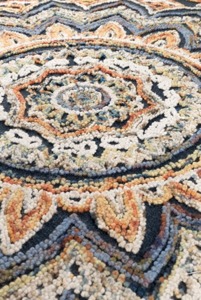 Okrągły dywan z frędzlami PIX DUTCHBONE 