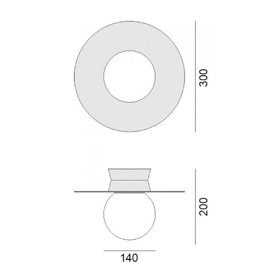 Oprawa natynkowa Sun MD1 Zaho Lighting