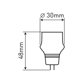 Przejściówka żarówki (adapter) MR16 > GU10