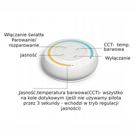 S1-W - Magnetyczny pilot 1-strefowy CCT (biały)