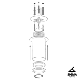 Sfera 35 plafon biały/złoty 32466