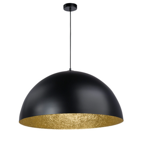 Sfera 90 czarny/złoty lampa wisząca 30125