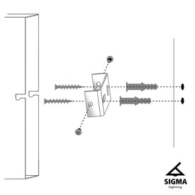 Silia kinkiet czarny 33700