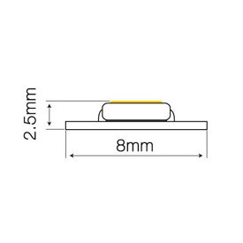 Taśma 150 SMD3528 12V 6500K 2,4W LED line - rolka 5m