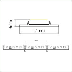 Taśma 300 SMD5050 12V 2700K RGBW 19,2W LED line 247071 - rolka 5m