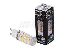 Żarówka LED G9 230V 4W biała zimna 6000K